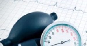 BP in the elderly starts decreasing about 14 years before death Sphygmomanometer on medical background