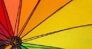 Time for a paradigm shift in the deployment of preventive interventions Autumn background, close up of colorful umbrella in the rain with copy space