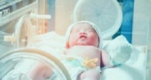 Recording of mother's voice may help neonates sleep in ICU Newborn baby girl inside incubator in hospital post delivery room