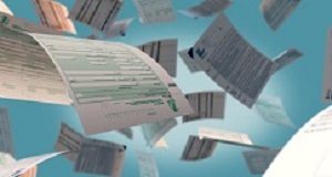 ‘White paper’ call to action on vapour products, harm reduction and taxation several italian tax forms flying (3d render)