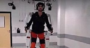 AI-driven exoskeleton lets quadriplegic man walk again Paraplegic