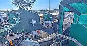 EC controversy over motorbike ambulances and clinics