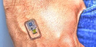 Wearable sensor measures airborne nicotine exposure from e-cigarettes